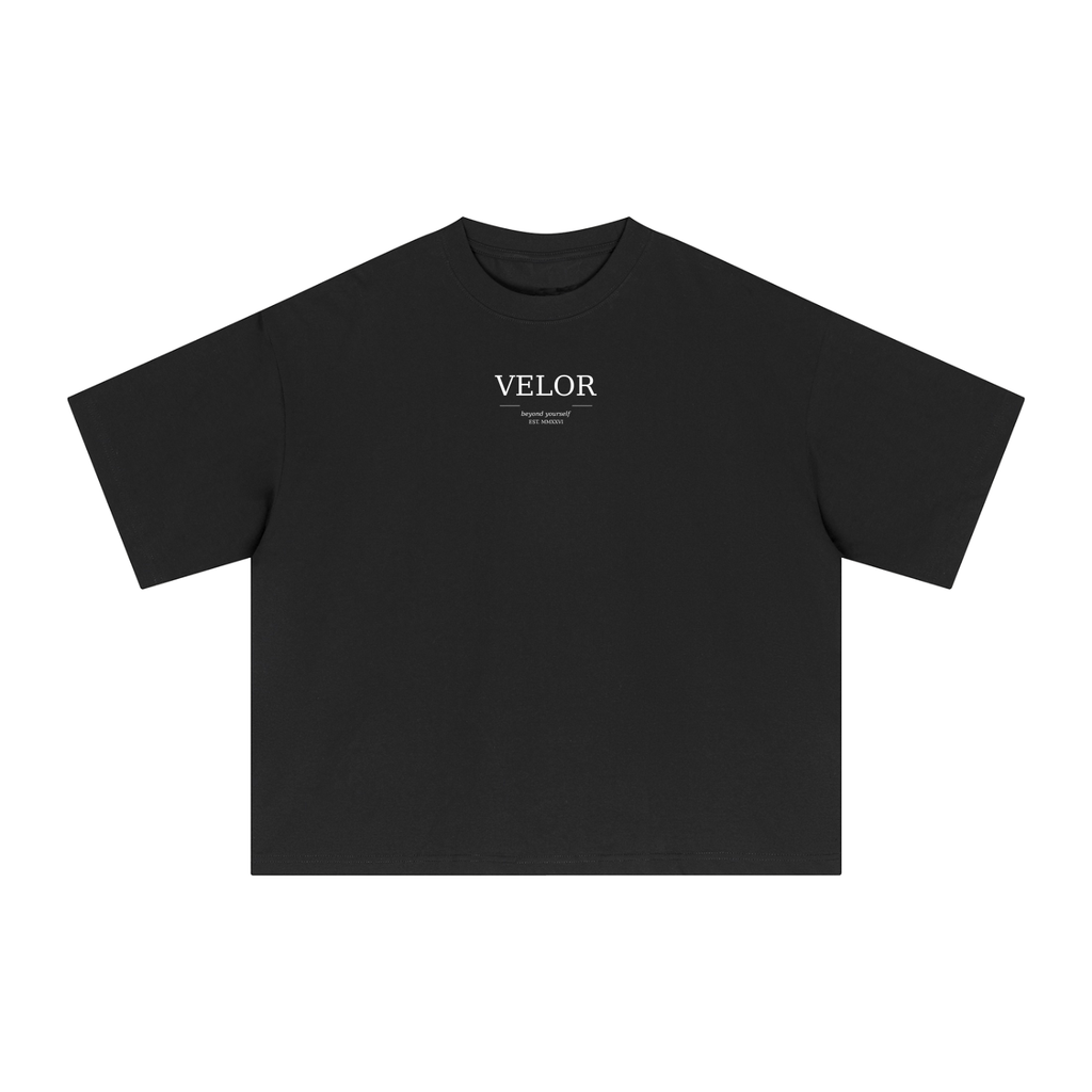 Velor Ribcage Heart Boxy T-shirt